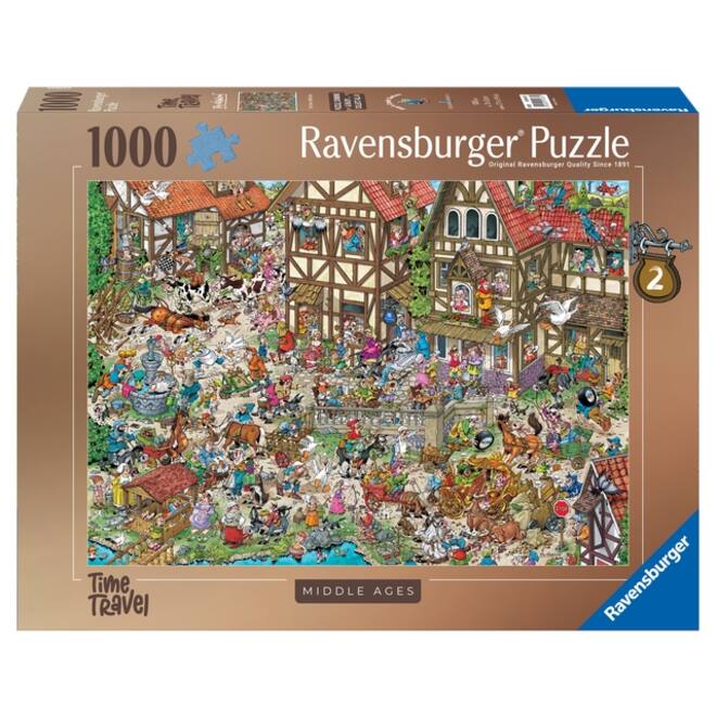 Puzzel Ravensburger Ray's comic Middle Ages 1000 stukjes