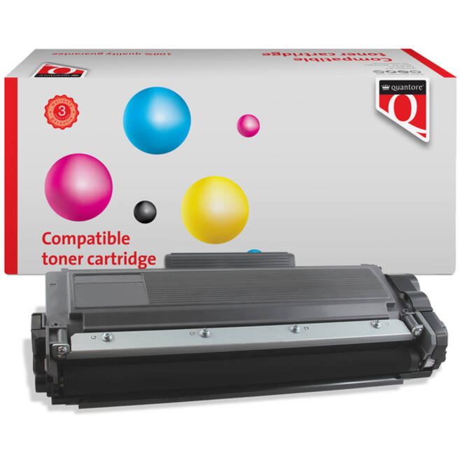 Toner Quantore alternatief tbv brother TN-2510XL Zwart HC