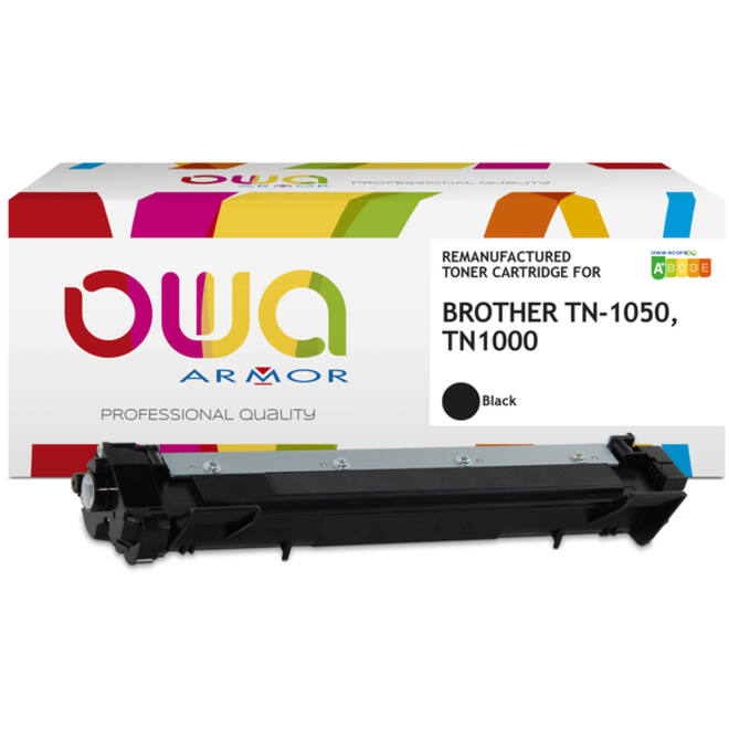 Toner OWA alternatief tbv Brother TN-1050 zwart jumbo