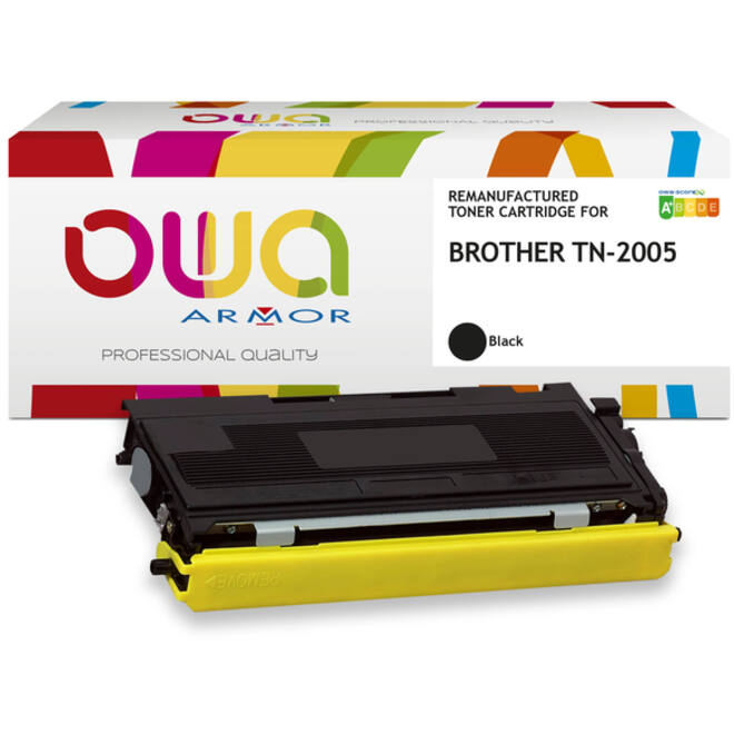 Toner OWA alternatief tbv Brother TN-2005 zwart jumbo