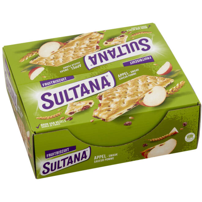 Fruitbiscuit Sultana appel 3-pack