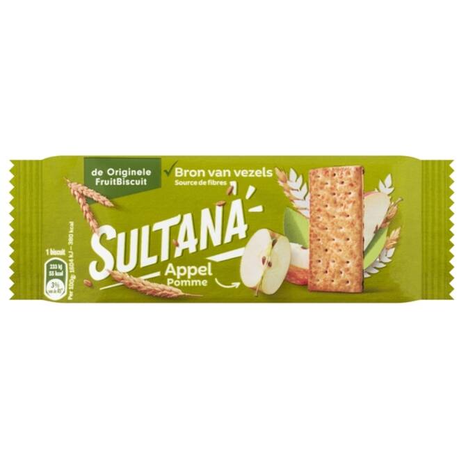 Fruitbiscuit Sultana appel 3-pack