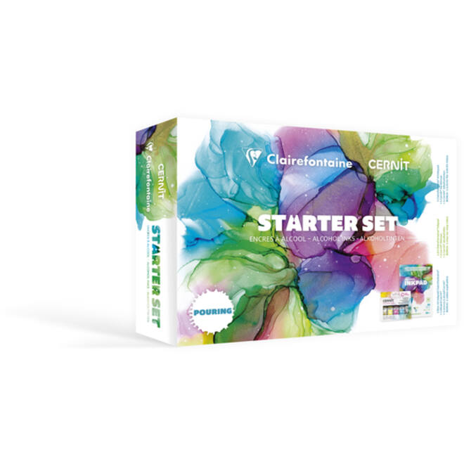 Alcoholinkt Clairefontaine & Cernit starterset 8-delig