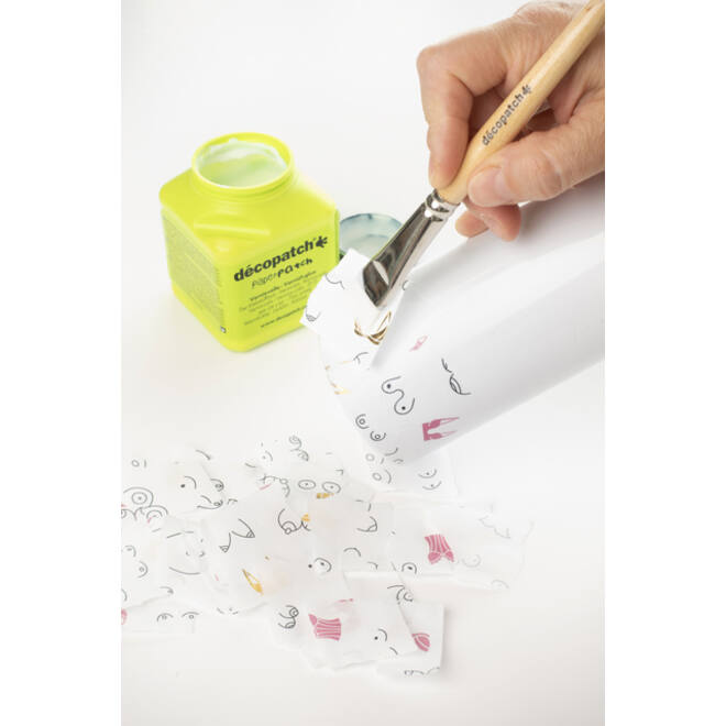 Hobbypapier Décopatch 30x40cm set à 4 vel thema Ode aan de vrouw