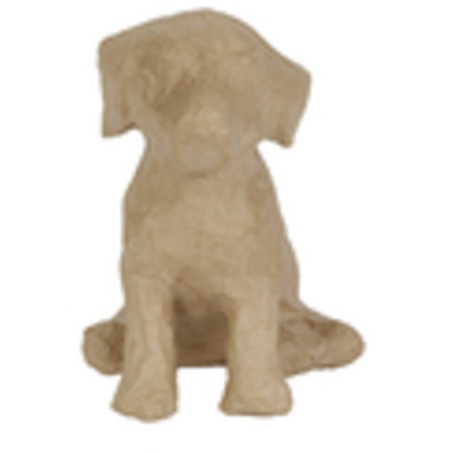 Figuur Décopatch hond 15x13x18cm