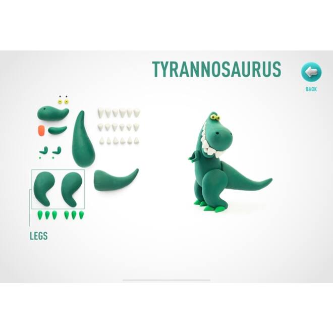 Klei Hey Clay dinos set à 3 delen