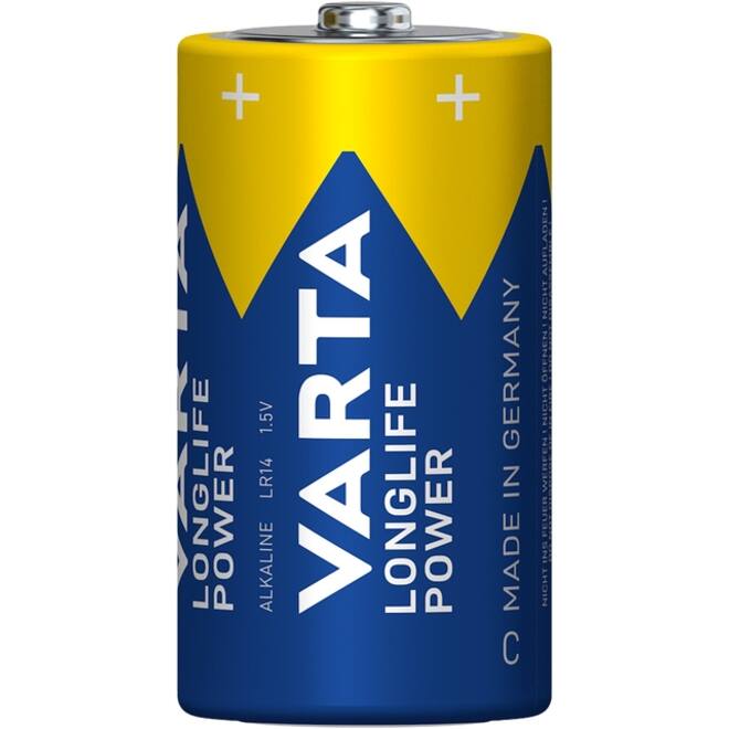 Batterij Varta Longlife Power 2x C