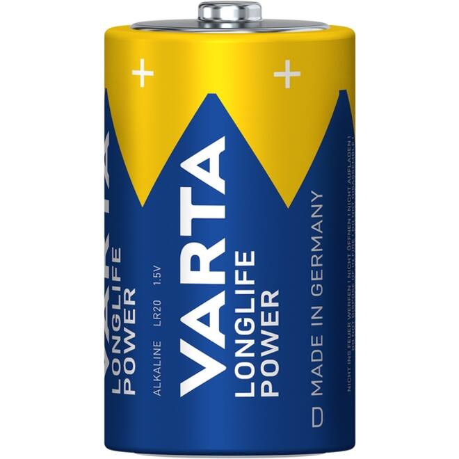 Batterij Varta Longlife Power 2x D