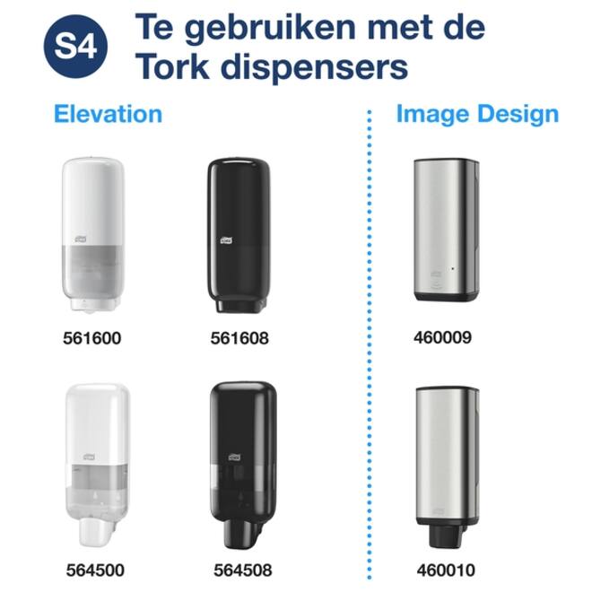 Handzeep Tork S4 Premium vloeibaar 1000ml mild 424501