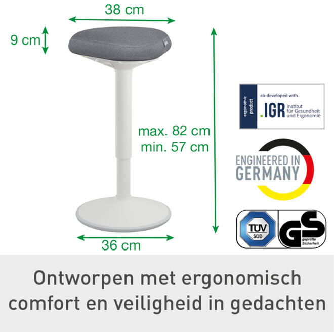 Ergo Elektrische thuiswerkplek set Leitz pakket 2