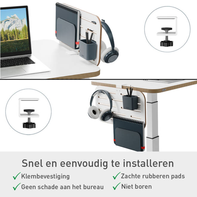 Ergo Elektrische thuiswerkplek set Leitz pakket 3