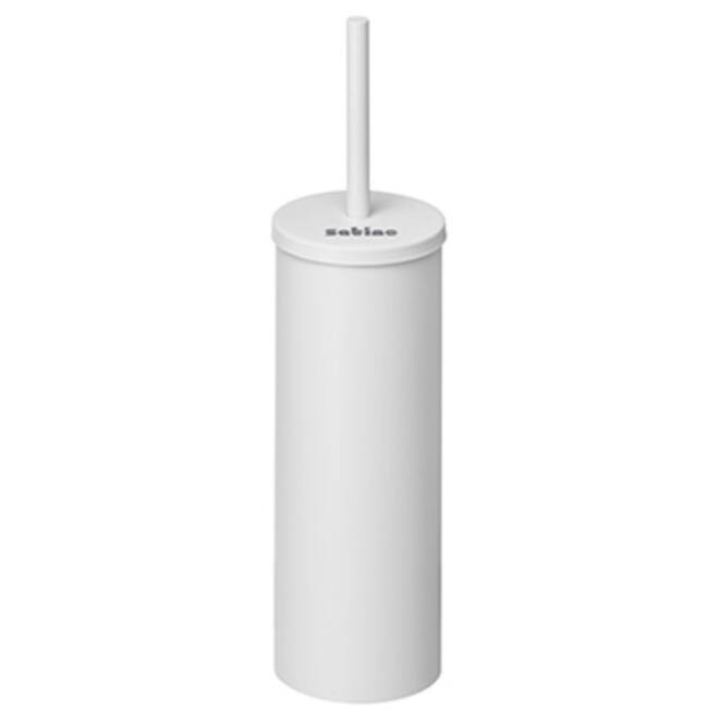 Toiletborstelset Satino metaal wit 332140
