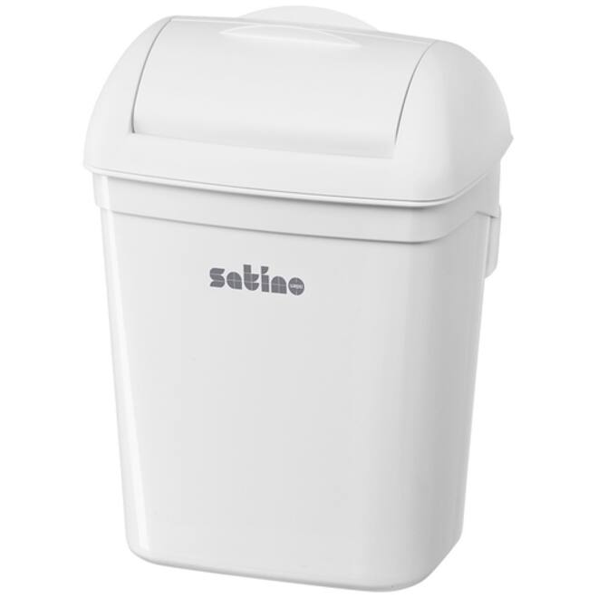 Dameshygiënebak Satino 8 liter wit 332560