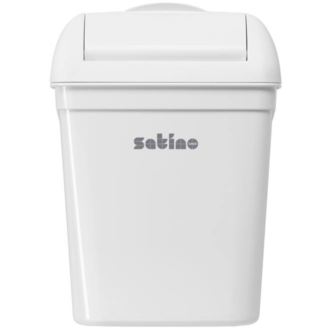 Dameshygiënebak Satino 8 liter wit 332560
