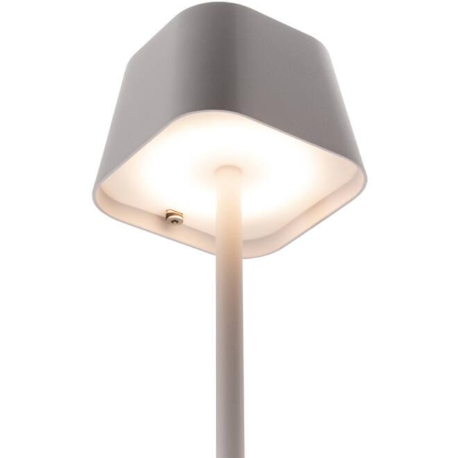 Tafellamp Securit Georgina LED oplaadbaar dimbaar wit