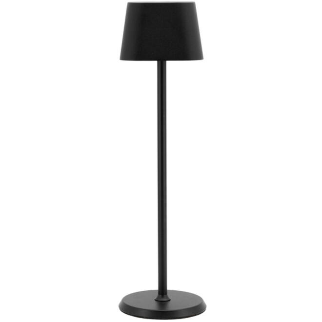Tafellamp Securit Georgina LED oplaadbaar dimbaar zwart