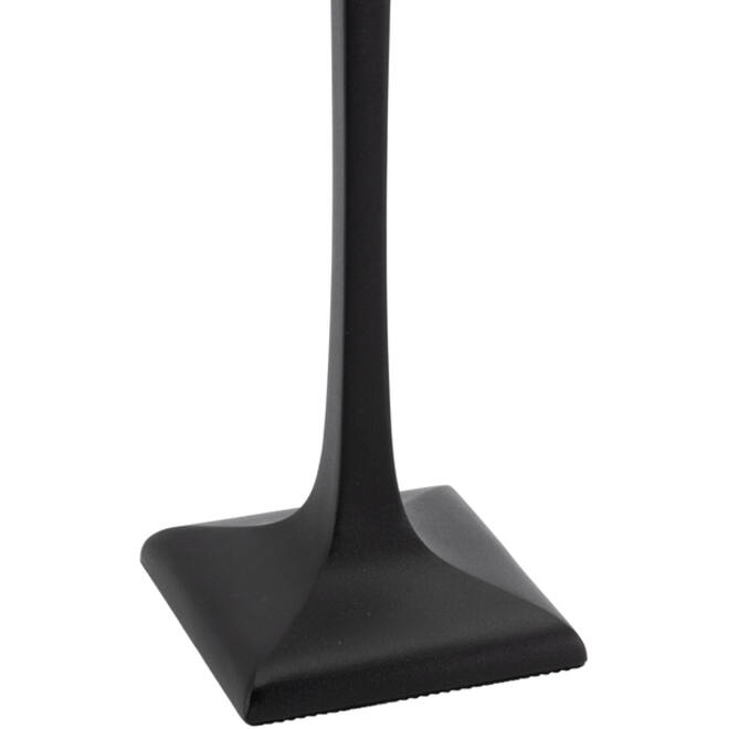 Tafellamp Securit Milano LED oplaadbaar dimbaar taupe-zwart