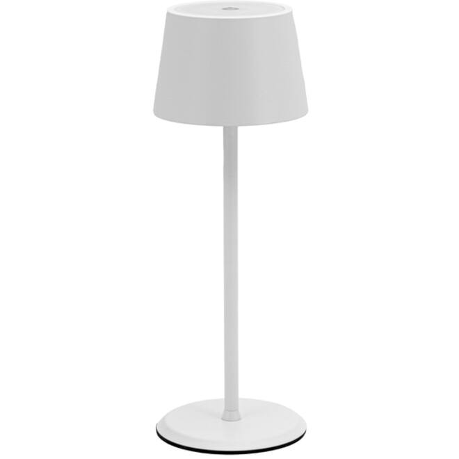 Tafellamp Securit MonteCarlo LED oplaadbaar dimbaar wit