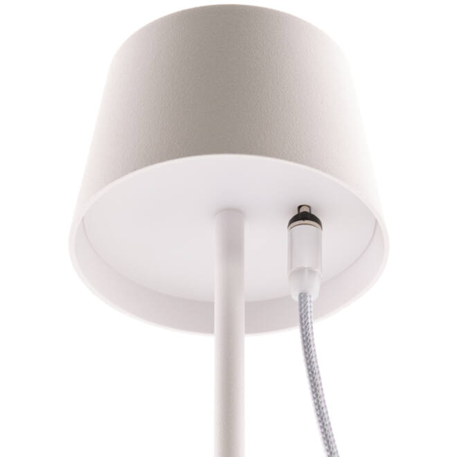 Tafellamp Securit MonteCarlo LED oplaadbaar dimbaar wit