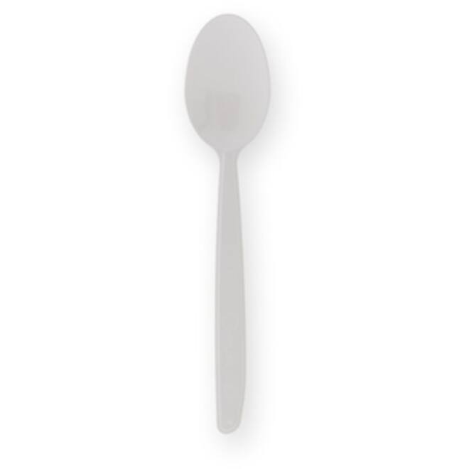 Lepel IEZZY herbruikbaar PP 185mm 50 stuks wit