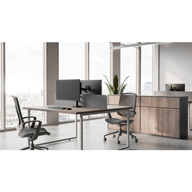 Monitorarm Neomounts NERO 1 scherm DS60 32 inch zwart