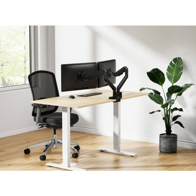 Monitorarm Neomounts NEXT Slim 2 schermen 32 inch zwart