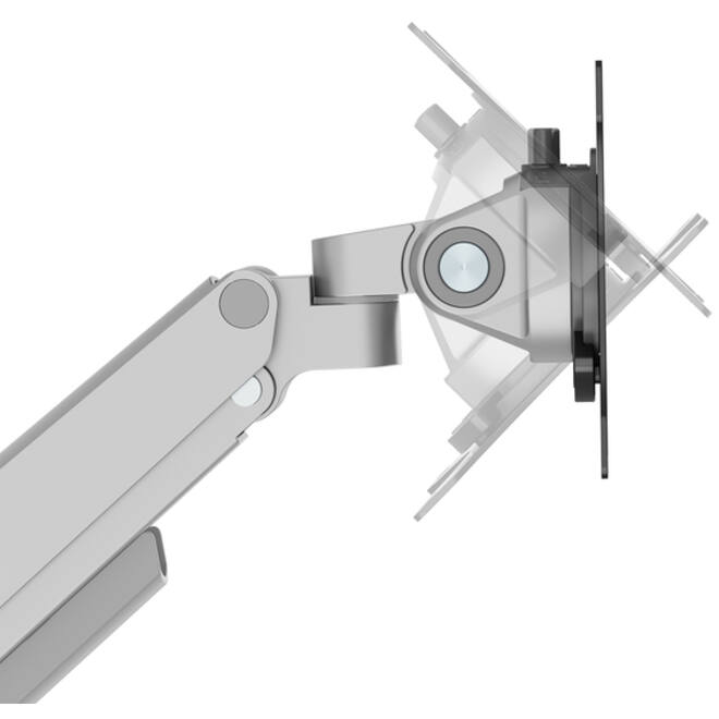 Monitorarm Neomounts NEXT Slim 1 scherm 35 inch zilver