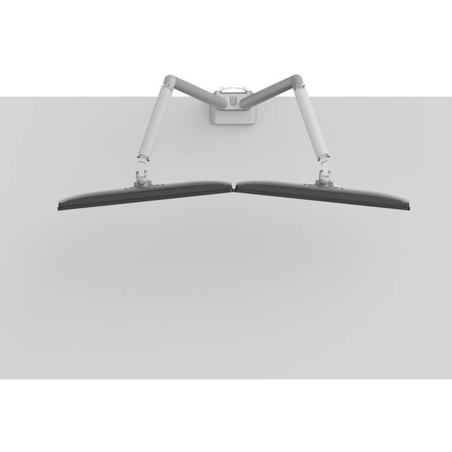 Monitorarm Neomounts NEXT Slim 2 schermen 32 inch zilver