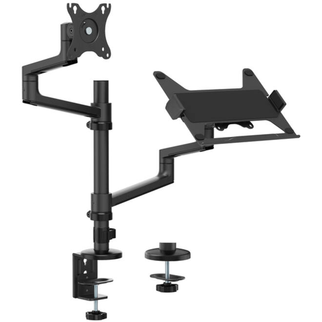 Monitorarm + laptophouder Neomounts NEXT DS20 17-27'' zwart