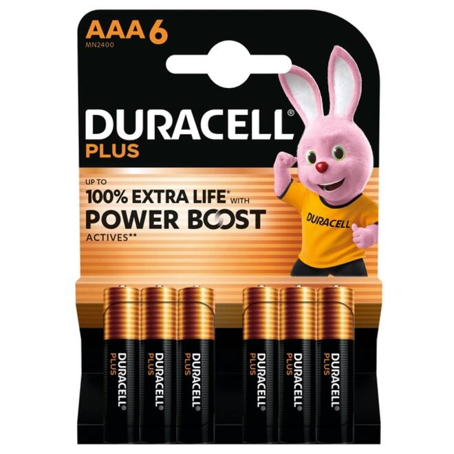 Batterij Duracell Plus Powerboost 6x AAA