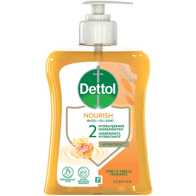 Handzeep Dettol Honey Vanilla antibacterieël 250ml