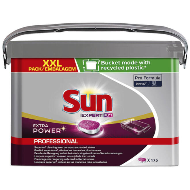 Vaatwastabletten Sun Pro Formula All-in-one extra power 175 stuks