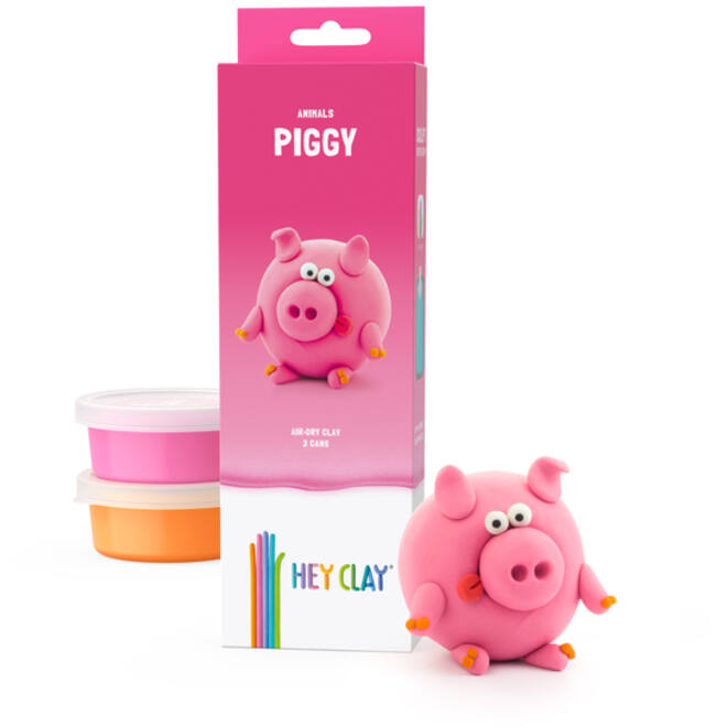 Klei Hey Clay Piggy 3 potjes