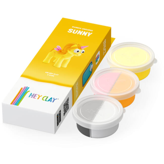 Klei Hey Clay Sunny 3 potjes