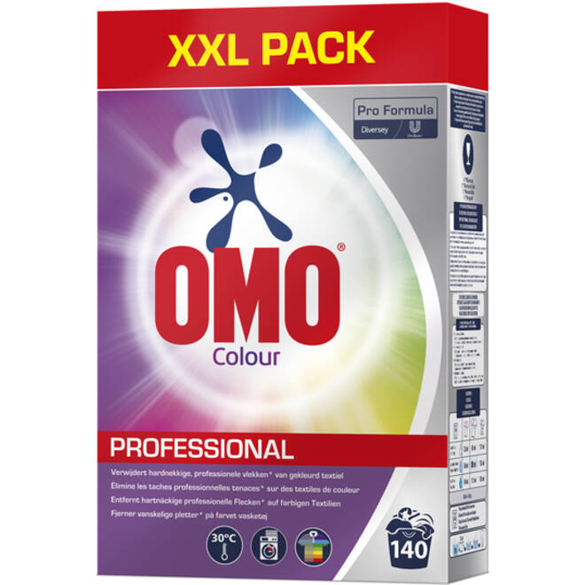 Wasmiddel Omo Pro Formula poeder color 7kg 140 scoops