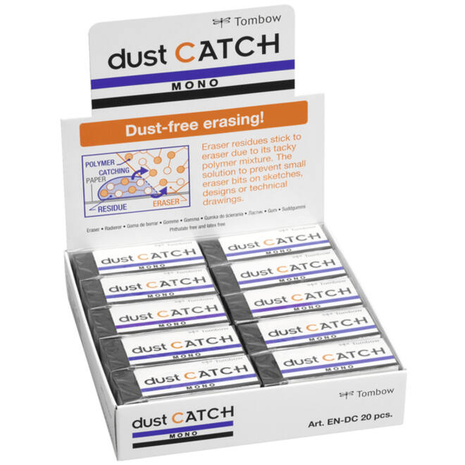 Gum Tombow Mono dust Catch 19 gram zwart