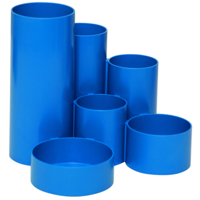 Pennenkoker MAUL tubo 6-vaks Ø150x125mm blauw