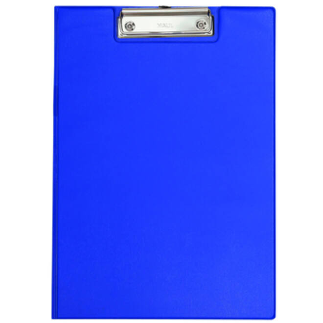 Klembordmap MAUL A4 staand PVC met penlus blauw