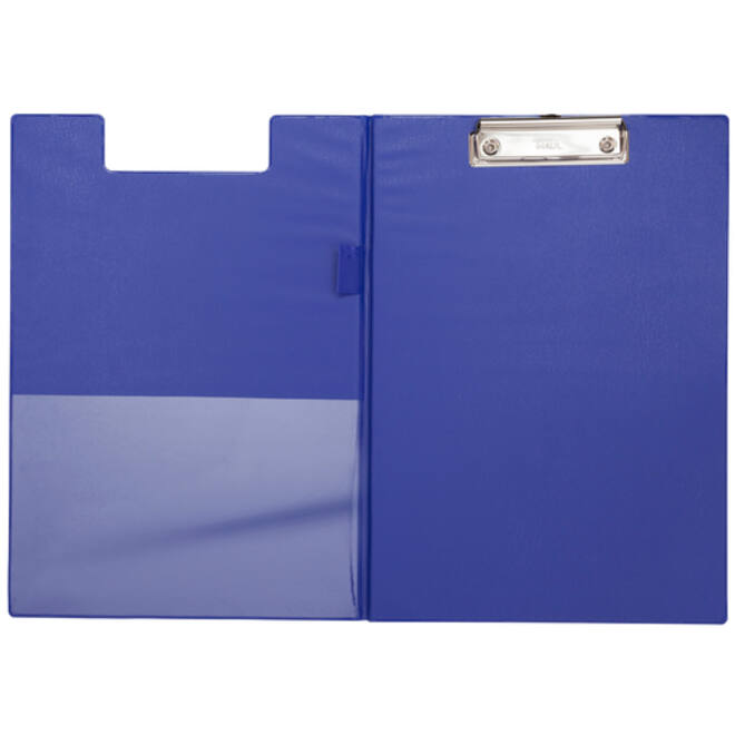 Klembordmap MAUL A4 staand PVC met penlus blauw