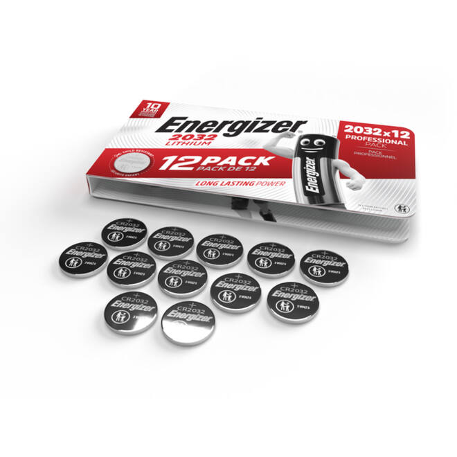 Batterij Energizer knoopcel 12xCR2032 lithium
