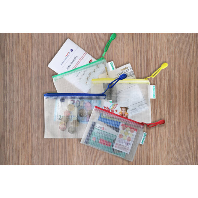 Opbergtas Djois met rits A6 assorti