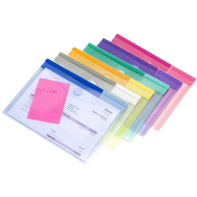 Enveloptas Djois Color Collection A5 horizontaal assorti