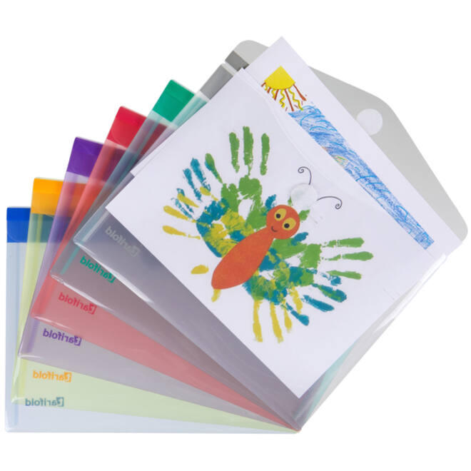Enveloptas Djois Color Collection A5 horizontaal assorti
