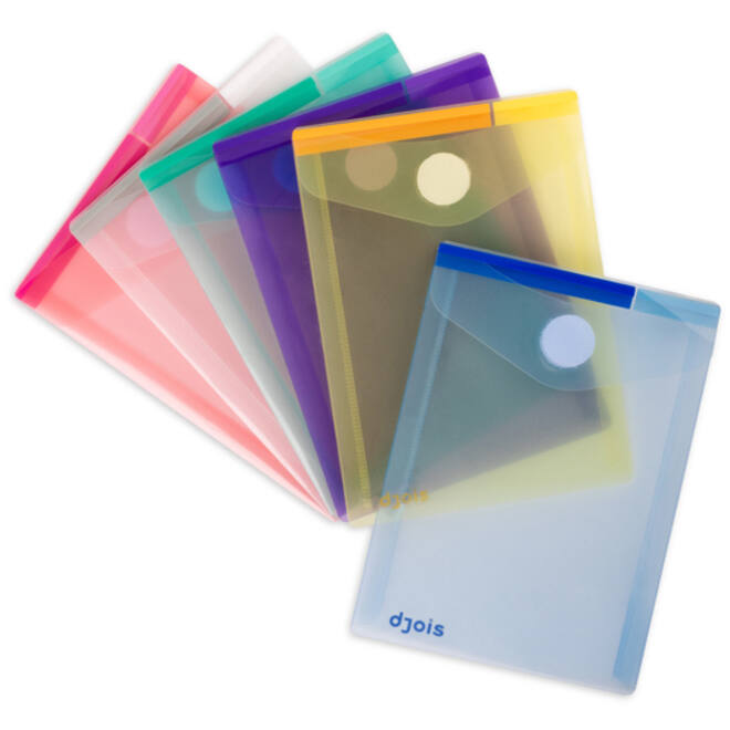 Enveloptas Djois Color Collection A6 verticaal assorti