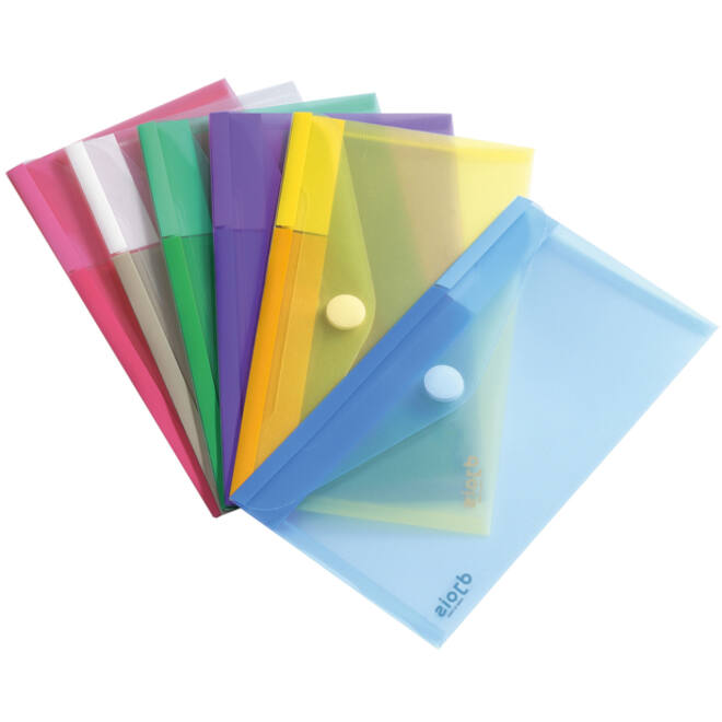 Enveloptas Djois Color Collection horizontaal 250x135mm assorti