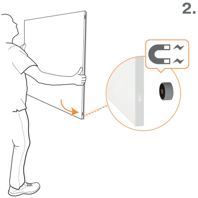 Whiteboard Nobo Infinity randloos 60x90cm