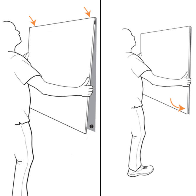 Whiteboard Nobo Infinity randloos 60x90cm
