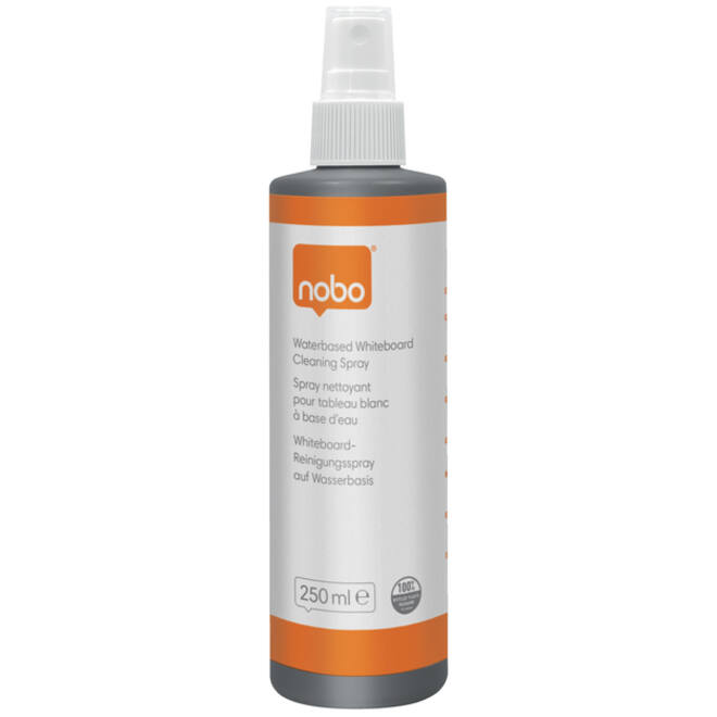 Whiteboardreinigingsspray Nobo waterbasis 250ml