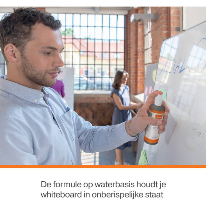 Whiteboardreinigingsspray Nobo waterbasis 250ml