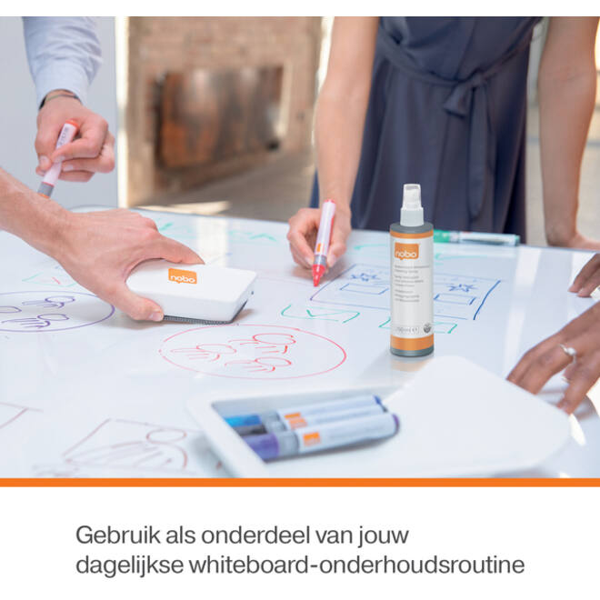 Whiteboardreinigingsspray Nobo waterbasis 250ml